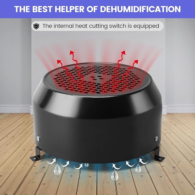 briidea Air Dryer Made by Durable Material, Suitable for Ships, RVs, Storage Rooms