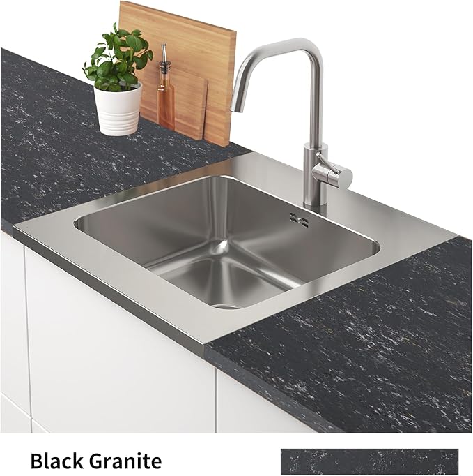 Granite Countertop Paint Kit - Black Diamond Counter Top Refinishing Kit DIY Countertop Resurface Kit Works on Kitchen Bathroom