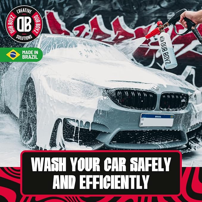 Dub Boyz Ultimate Exterior Car Wash Kit – Includes Hypo Float Citrus Pre-Wash, Snow Many Foam Shampoo, Iron Skunk Wheel Decontaminant, Good Shine Tire Cleaner, and Shark Glass Cleaner – Full-Stage Det