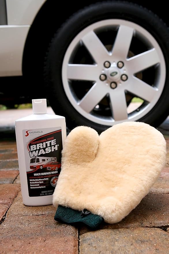 Shurhold 285 Deluxe Wash Mitt, Soft Scratch-Free Wash Mitt for Boats, Cleaning Tools for Paint & Glass Surfaces