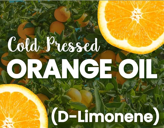 Bluewater Chemgroup Premium Cold Pressed Orange Oil Concentrate- 32 oz (with D-Limonene), Concentrated Cold Pressed Orange Oil Blend - All-Purpose Citrus Cleaner and Degreaser Blend