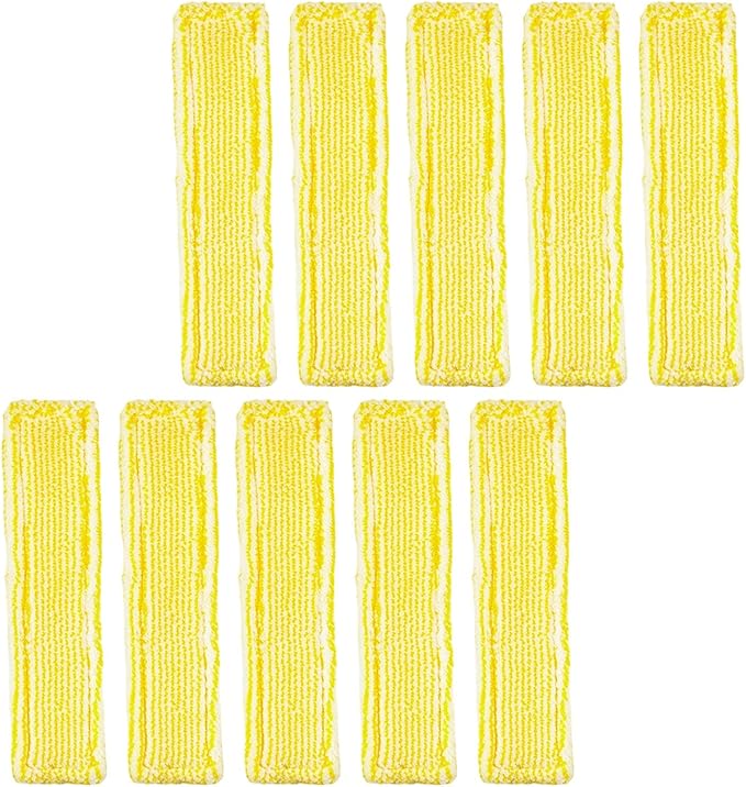 Quick Dry Polishing Cloths for WV2 WV5 Window Vacuum Cleaners Thickened Washable Fabric Replacement Pad Microfiber Cleaning Rags (10pcs)