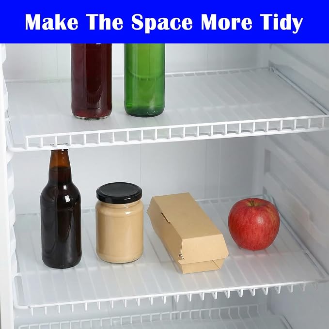 10 Pcs 12 x 48 Inch Frosted Plastic Shelf Liner Waterproof Non Adhesive Shelf Mats for Wire Shelves Strength Wire Shelving Cover for Kitchen Shelving Unit Pantry Cabinet Storage, Clear