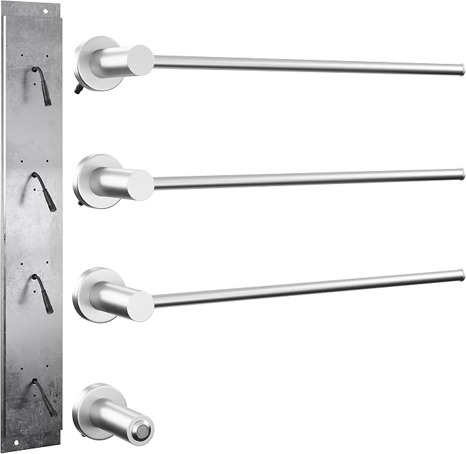 Swiss Madison Claire 3-Bar Electric Towel Warmer Heated Towel Racks for Bathroom in Chrome