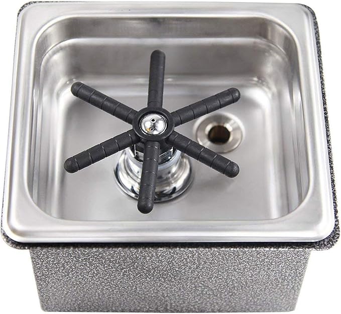 YBB Sink Glass Rinser,Faucet Bar Glass Rinser,Bottle Washer,Kitchen Sink Accessories,Metal Washer,Kitchen Sink Accessories,Kitchen Sink Cup Rinser