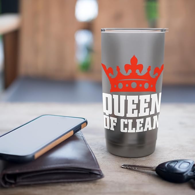 Queen of Clean Cleaning Stainless Steel Insulated Tumbler