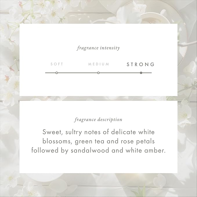 ScentAir Whisper Essential Monthly Plug-in Refill, White Blossom Tea | Fragrance Diffuser Cartridge Refill for Home and Office