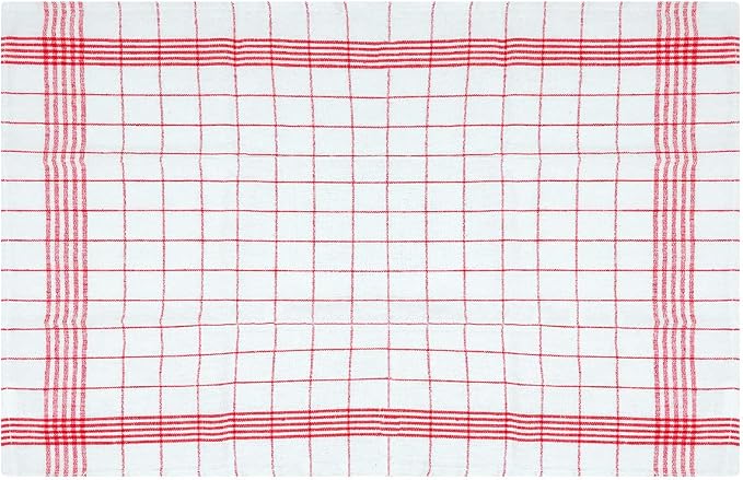 Wrapables® 100% Cotton Kitchen Dish Towels (Set of 3), Red Strawberries