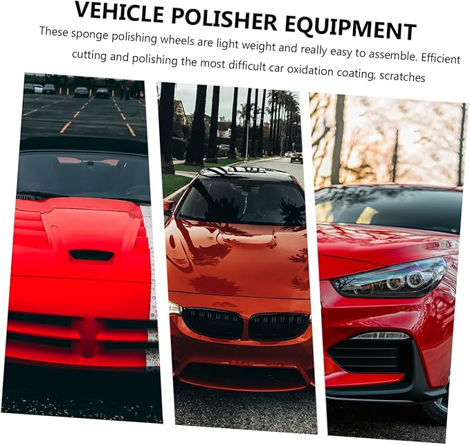 16pcs Car Buffing Pads Set Polishing Sponge Discs for Vehicle Detailing Easy to Use Buffing Wheel Kit for Car and Polishing