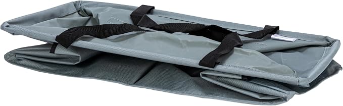 Household Essentials Krush Container All‑Purpose Utility Tote with Exterior Pockets, Gray