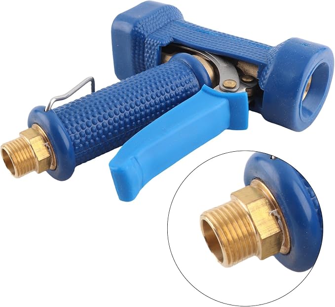High Pressure Spray Nozzle, Kitchen Cleaning Spray Head Multifunctional Cleaning Sprayer for Hotel Restaurant Kitchen Floor Car Washing (2pcs-20mm Male Thread)