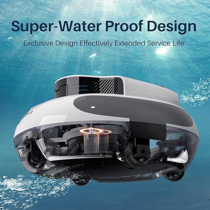POOLPURE Cordless Robotic Pool Cleaner - Dual 35W Motors, 110Min Runtime, for Above & In-Ground Pools Up to 1000 Sq.Ft, Auto-Parking, Advanced Waterproof Technology 2026