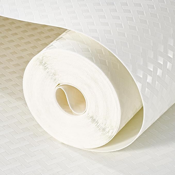 Shelf and Drawer Liner for Kitchen Cabinet, Non-Adhesive 18in x 360in Waterproof Contact Paper Refrigerator Liners Thickened Durable EVA Material Non Slip Mat for Dresser Cupboard Pantry Protector