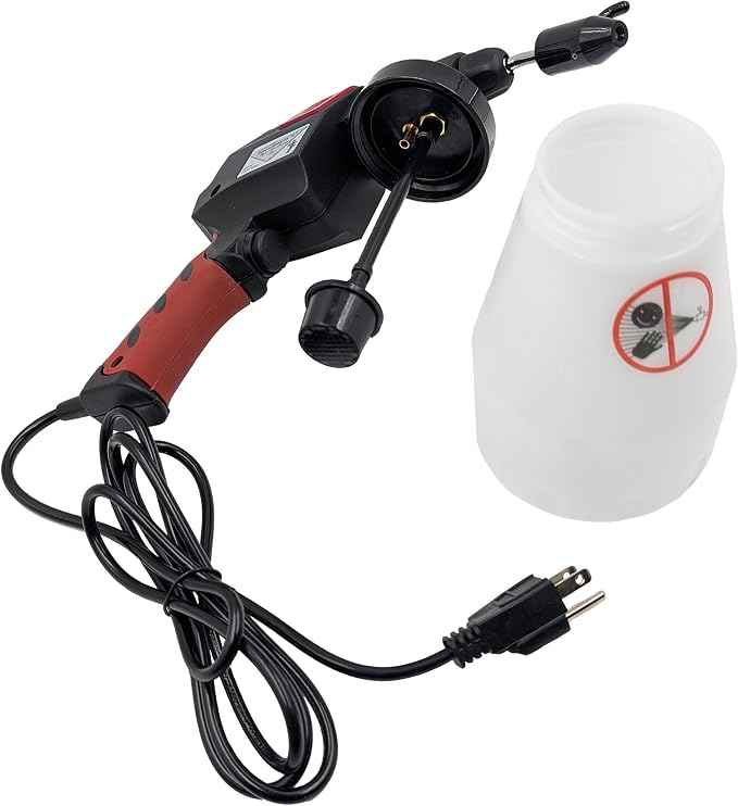 Spot Cleaning Gun by Jacobson – 110V, Adjustable Nozzle for Removing Stains from Fabric, Shoes, Crystals, Kitchen Surfaces, Bathroom Grout, and Much More