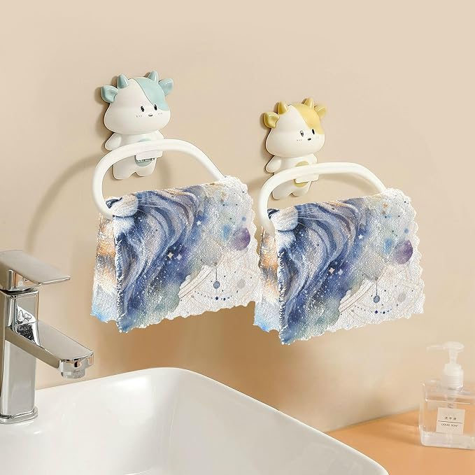 ALAZA Dish Towels Kitchen Cleaning Cloths Lion (15) Dish Cloths Absorbent Kitchen Towels Lint Free Bar Tea Soft Towel Kitchen Accessories Set of 6,11"x11"