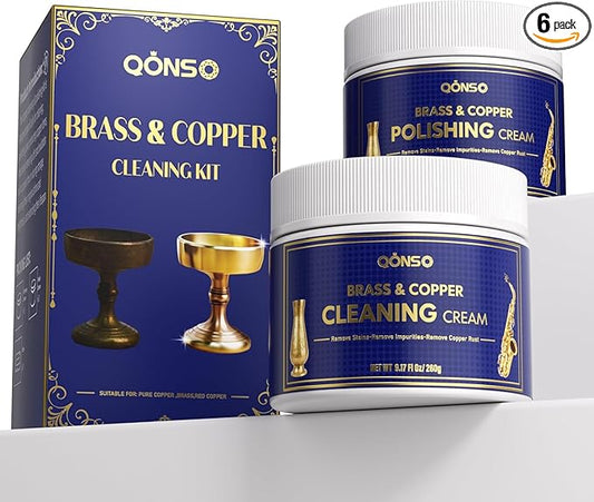 Brass Polish Copper Cream Cleaner Kit（6）