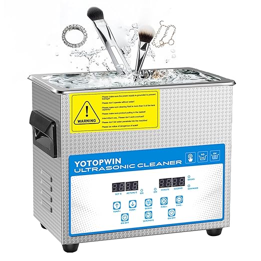 Ultra Sonic Jewelry Cleaner Machine With Digital Timer & Heater Professional Lab Heated Ultrasonic Cleaner,Sonic carburetor Cleaner For Carbs Repairing Tools Automotive Parts Cleaning Equipment (3.2L)