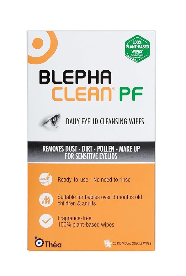 Blephaclean 60 Sterile Eyelid Wipes For Blepharitis Freepost