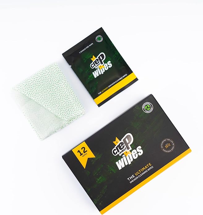 Crep Protect Shoe Protector Spray & Premium Biodegradable Sneaker Cleaning Wipes