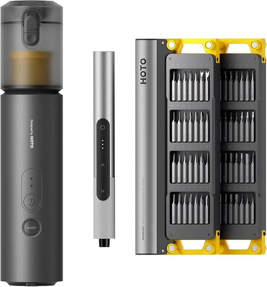 HOTO AutoCare Air Duster & SNAPBLOQ™ Mini Electric Screwdriver
