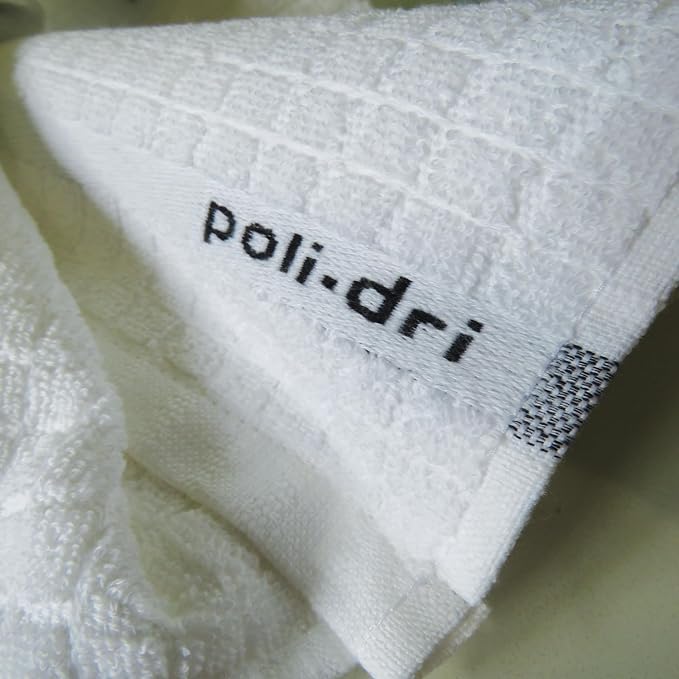 Samuel Lamont Poli Dri Tea Towels - Set of 3 100% Cotton 27.5 x 19 Inch (White)