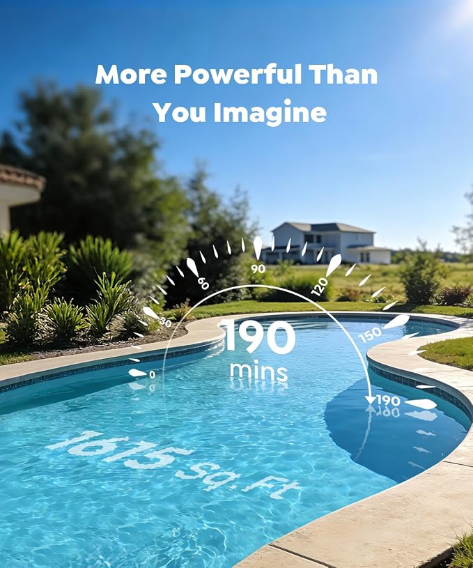 (2026 NEW) Brinbo Pool Cleaner Robot with Multi Cleaning Modes, Wall Climbing, Waterline Scrubbing, 2.5H Fast Charging, Tripe-Motor Strong Suction, C1 Pool Vacuum for Inground Pools, Onyx & Pearl