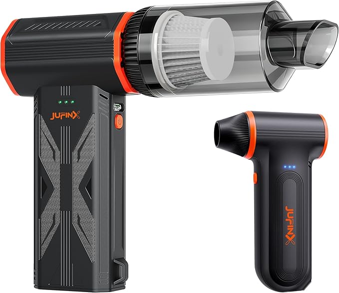 F32MAX Compressed Air Duster-150,000RPM Super Power Electric Air Duster and Vacuum Cleaner & Bag Vacuum Sealer 3-in-1，for PC Keyboard Cleaning, Car Interior Cleaning.