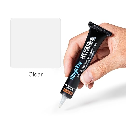MagicEzy Tile Repairezy (Clear): Clear Scratch Repair Touch Up Filler for Scratch Removal and Chip Repair on Tiles, Kitchen Cupboards, Enamel, Vases, Ceramic