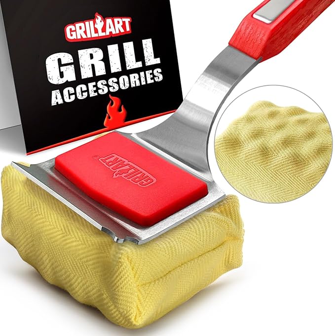 GRILLART Grill Brush Bristle Free & Water Soak Tank (Bundle)