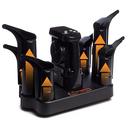 PEET Family Boot Dryer for 3 Pairs - Portable Electric Shoe Dryer for Ski Boots, Work Boots, Kids Shoes & Athletic Gear - Always-On, Silent, High Capacity - Made in USA