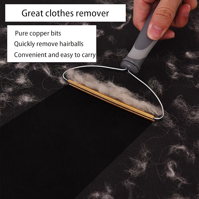 Carpet Rake for Pet Hair Removal, 55" Long Handle Carpet Pet Hair Removal Carpet Scraper Dog Cat Hair Remover for Sofa Couch Car Rug 2-Pcs Set Pet Hair Carpet Rake (Blue)
