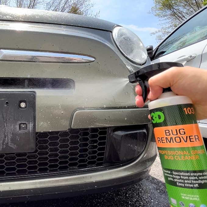 3D Bug Remover Wash N Wax – Complete Exterior Car Wash & Protection Kit – 16 oz Bug Remover + 1 Gallon Car Wash Soap