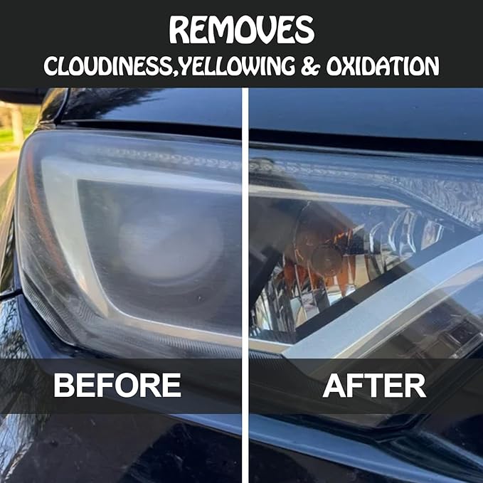 Plastic Cleaner and Polish, 3 Step Scratch Removal System for Clear Plastic and Acrylic Surfaces, Suitable for Light and Heavy Scratches or Blurry Surfaces