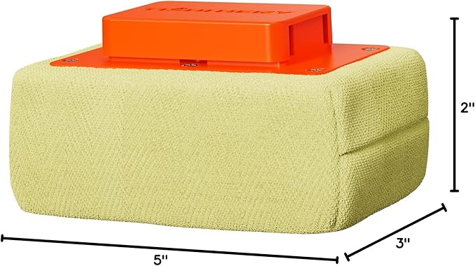 Bristle Free Grill Brush Replaceable Cleaning Head, Safe BBQ Grill Brush Cleaning Pad Replacement for Cast Iron or Stainless-Steel Grates, Grill Cleaner (Replaceable Head)