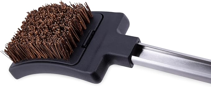 Broil King 64038 Baron Palmyra Bristle Grill Brush, Stainless Steel and Black
