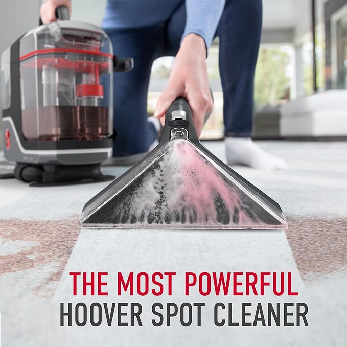 Hoover CleanSlate XL Deep Cleaning Spot Carpet Cleaner Machine, for Carpet and Upholstery, Car and Auto Detailer, FH15000V + 64 oz Auto Portable Solution, Fresh Scent, AH31718