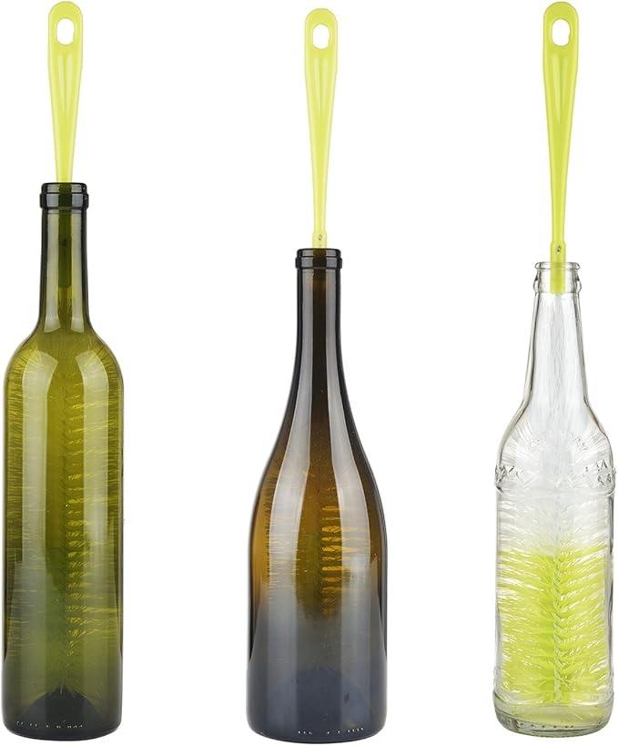 ALINK 16” Long Bottle Brush Cleaner + ALINK 5 Pack Water Bottle Brush Cleaning Set with Holder