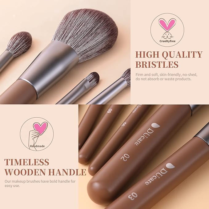 DUcare Makeup Brushes +Makeup Brush Cleaner