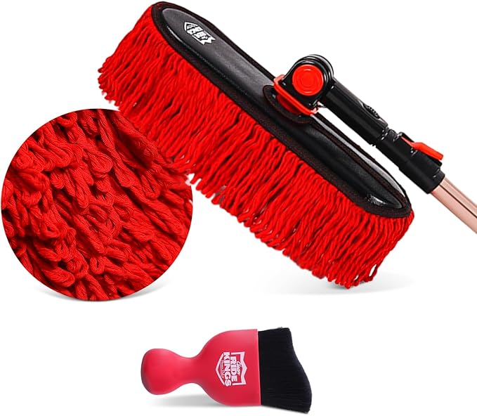 Car Duster with Red Car Detailing Brush