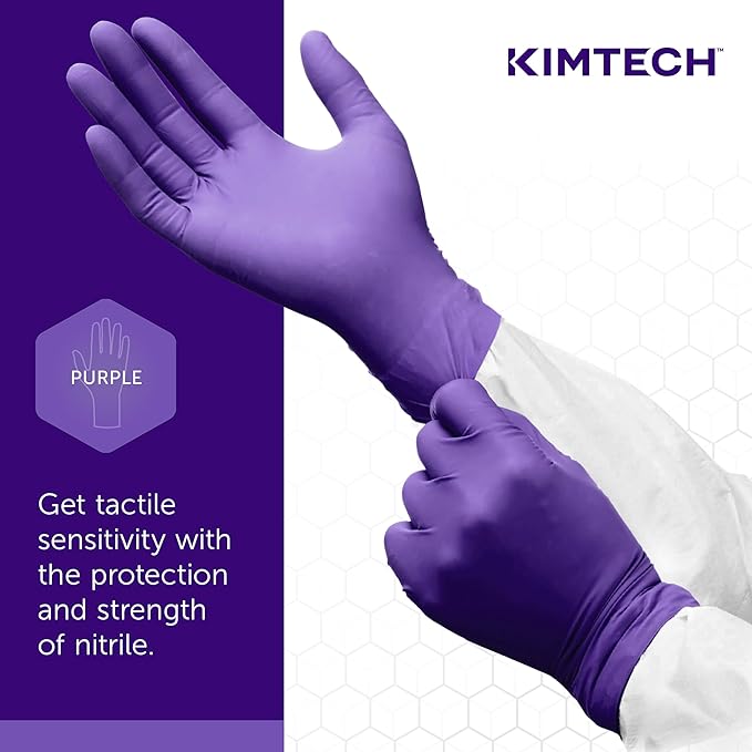 Ansell Kimtech™ Purple Nitrile™ Disposable Exam Gloves