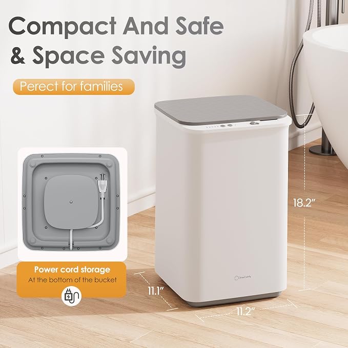 Towel Warmer Fast Heated, Towel Warmers for Bathroom 4 Timer Settings (30/60/120/240 Mins) One-Button Control, Saving Space&Safety Lock, 20L Blanket Warmers Fits Oversized Towels, Bathrobes, Pajamas