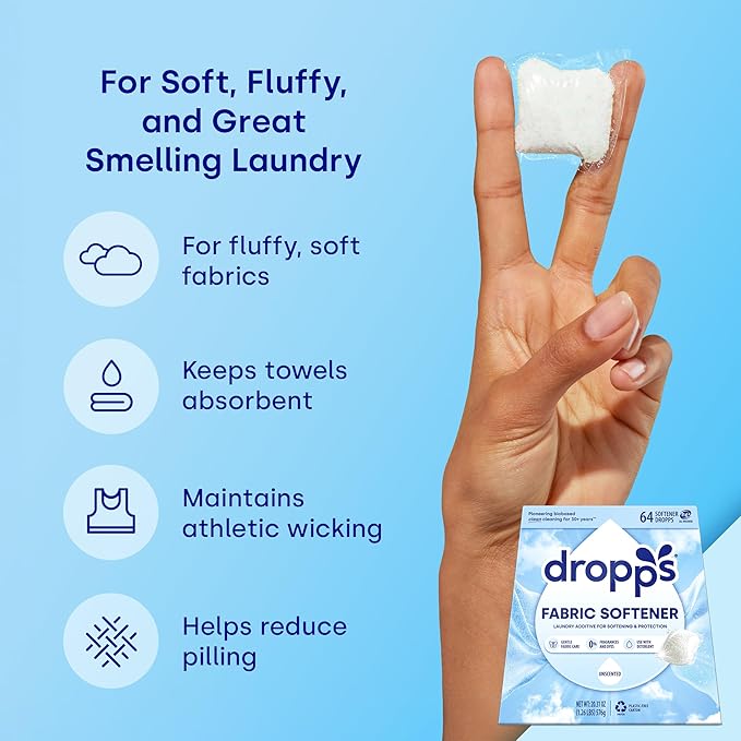Dropps Unscented Bundle - Fabric Softener Pods & Oxi Booster Pods
