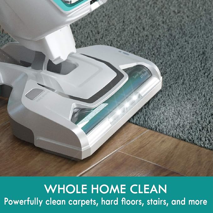 Kenmore DU2012 Bagless Upright Vacuum 2-Motor Power Suction Lightweight Carpet Cleaner with HEPA Filter, 2 Cleaning Tools for Pet Hair, Hardwood Floor, Green