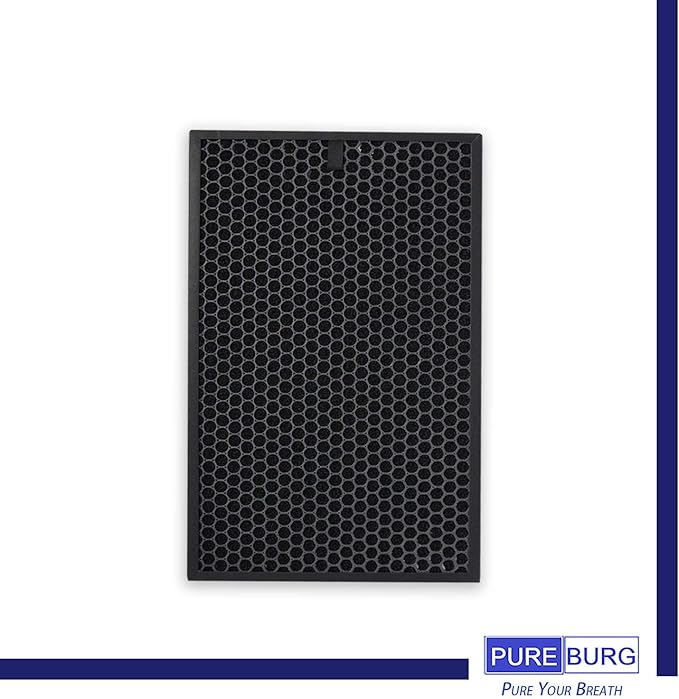 PUREBURG Replacement Filter Set Compatible with Sharp KC-850U & KC-C100U PlasmaCluster Air Purifier, H13 HEPA + Activated Carbon + Humidifier Filter