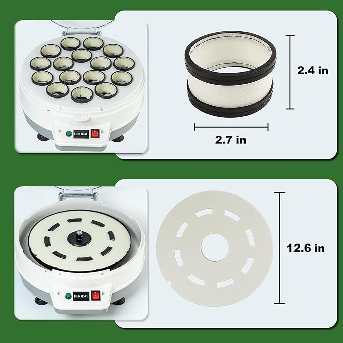 Billiard Ball Cleaning Machine Wool Ring 16 Billiard Ball Cleaner Wool Circle 1 Sheet of Cleaner Felt Long Service Life for Pool Ball Cleaning Machine Replacement Spare Parts