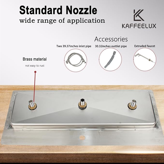 Double headed glass cleaner with faucet, stainless steel glass dishwasher for kitchen sink, bottle dishwashing cup cleaner, sink accessory for home bar faucet (KF76)