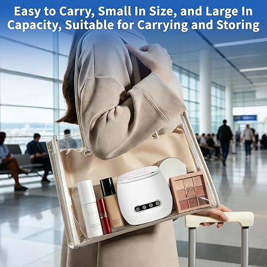 Upgraded 2026 Ultrasonic Retainer Cleaner Machine, 45kHz Ultrasonic Denture Cleaner with 3 Timing Modes with Digital Display, Suitable for Dentures, Night Guards, Aligners, Brushes & Jewelry