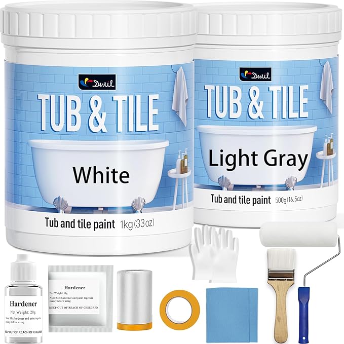 DWIL Light Gray 0.5kg & White 1kg Combination