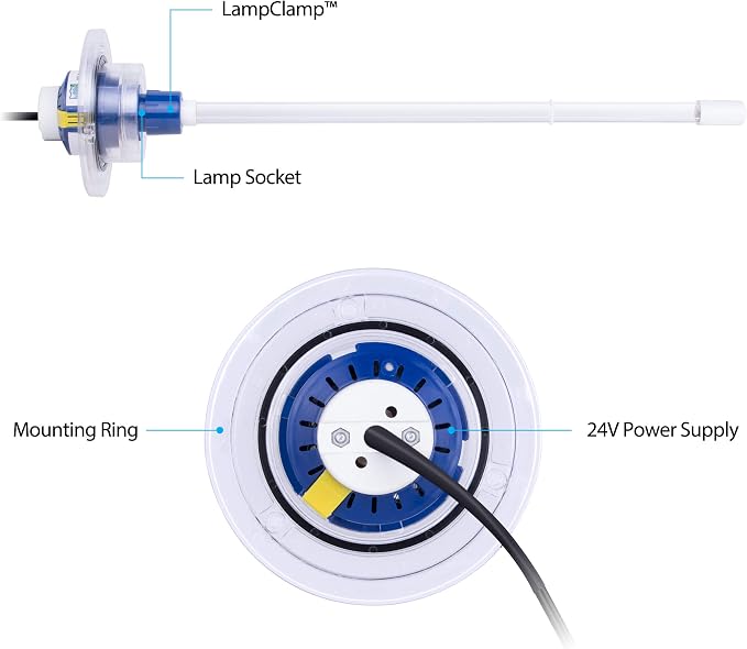 UV Light for AC System, Cleans HVAC Ducts and AC Coils of Bacteria, Germs, Mold and Allergens, Complete Unit, 50-BUVAS-E
