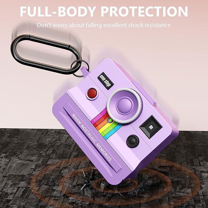 VISOOM Retro Case for AirPods Pro Case Cover Women,Silicone Airpod Pro 2 Case Cute Air iPods Pro 2 1 Gen Case with Cleaner Kit Compatible with Apple Airpods Pro2 Generation